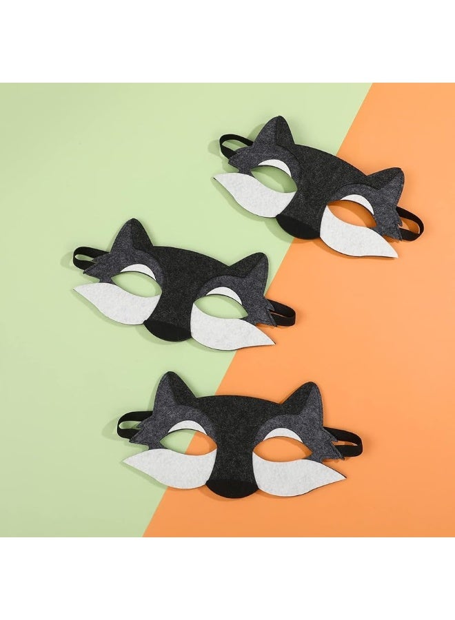 NUOBESTY 20Pcs Wolf Mask for Kids Halloween Half Face Werewolf Mask Black Wolf Animal Masquerade for Cosplay Costume Mask Party Masks Props - Image 4