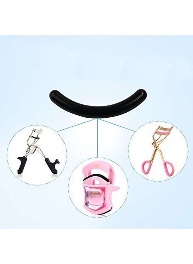 Elandy 5Pcs/18Pcs Silicone Replacement Cushion Eyelash Curler Rubber Refills Pad Makeup Tool For Most Eyelash Curler (Black(5Pcs)) - Image 3