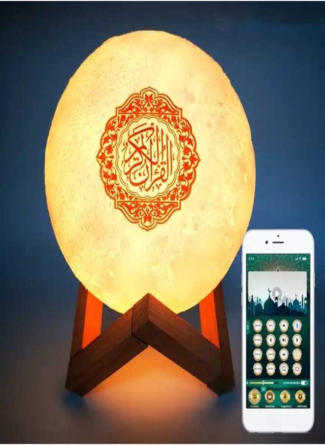 Original Muslim Quran Speaker 16 Color Night Light Moon Lamp Moonlight Wireless Quran Player – SQ-510  - Image 2