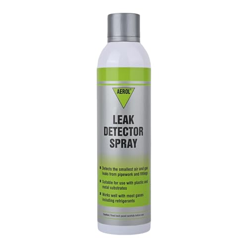 Aerol Leak Detector Spray, 9900 (292g/406ml) - Detects Air & Gas Leaks from Pipes, Fittings & Equipment | Gas Leak Tester | Suitable for use on Plastic, Rubber & Metal Fittings - Image 1