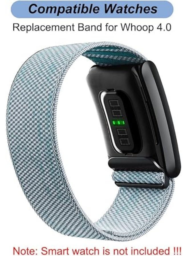 ترامكس سوار ساعة Whoop 4.0 - سوار ساعة نايلون متماسك بديل مع إطار معدني على شكل حرف U لإكسسوارات جهاز تتبع اللياقة البدنية والنشاط - Image 5