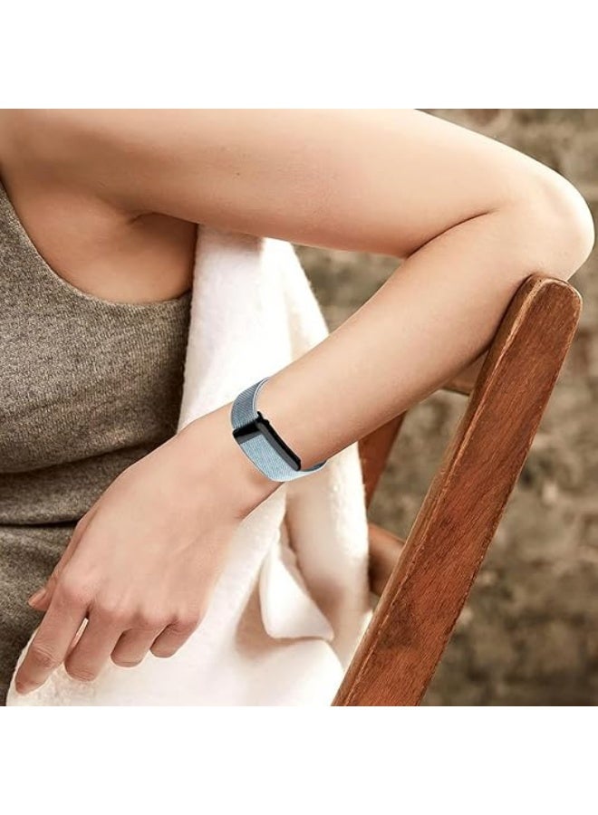 TraMx Bands for Whoop 4.0 - Replacement Nylon Knit Watch Strap Wristband with U-shaped Metal Frame Fitness & Activity Tracker Accessories - Image 4