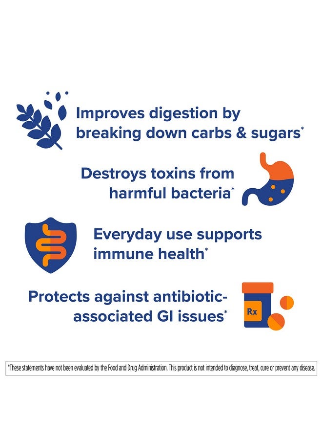 Florastor Select Immunity Boost Daily Probiotic & Immune Support Supplement For Women And Men Saccharomyces Boulardii Cncm I745 Plus Zinc Vitamin C & D3 30 Caps Package May Vary - Image 5