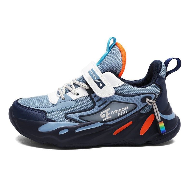 Mesh Sneakers Lightweight Flexible Sole Walking Shoes For Kids Indoor And Outdoor Activities - Image 1