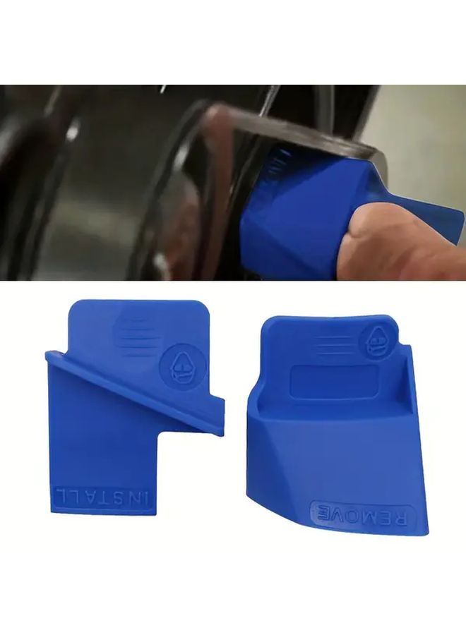 Blue Stretch Belt Service Set 2Pcs for Automobile Drive Belt Removal Installer - Image 1