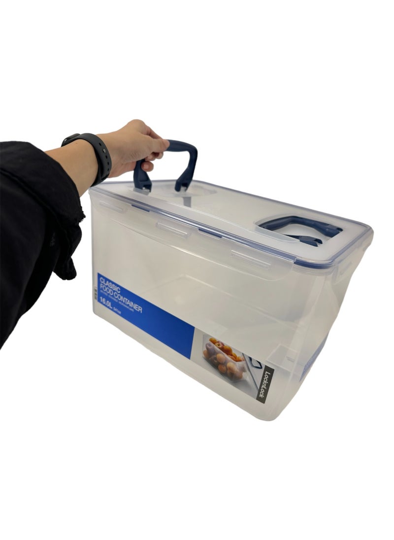 LOCK & LOCK LocknLock 16L Multiple Use Storage Container - Airtight, Microwave & Freezer Safe, Durable Design  - Image 3