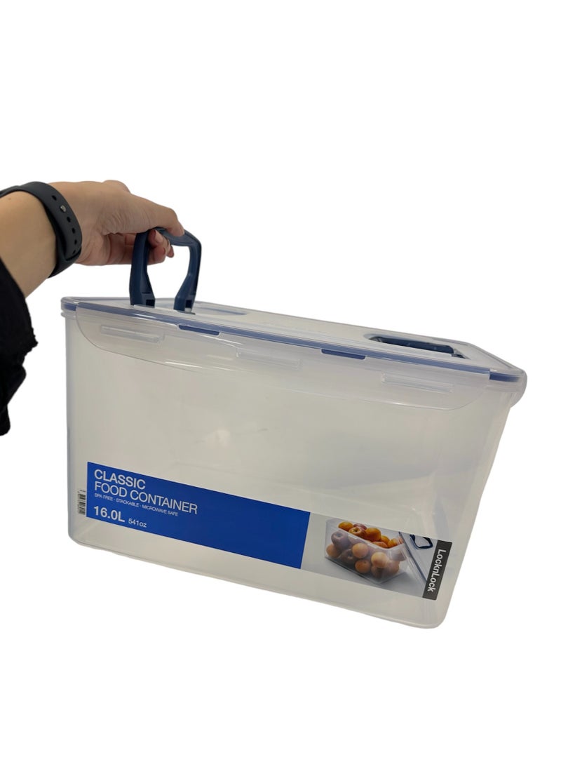 LOCK & LOCK LocknLock 16L Multiple Use Storage Container - Airtight, Microwave & Freezer Safe, Durable Design  - Image 4