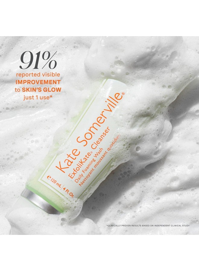 Kate Somerville ExfoliKate Cleanser - Daily Exfoliating Foaming Face Wash - Clinically Formulated Glycolic Acid and Lactic Acid Gentle Facial Scrub, 4 Fl Oz - Image 4