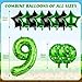 AXBMM 40 Inch Green Pixel Themed Number 9 Balloon Set Foil Balloon for Girls Boys Birthday Party Decorations Party Supplies Favors Number 9 - Image 4