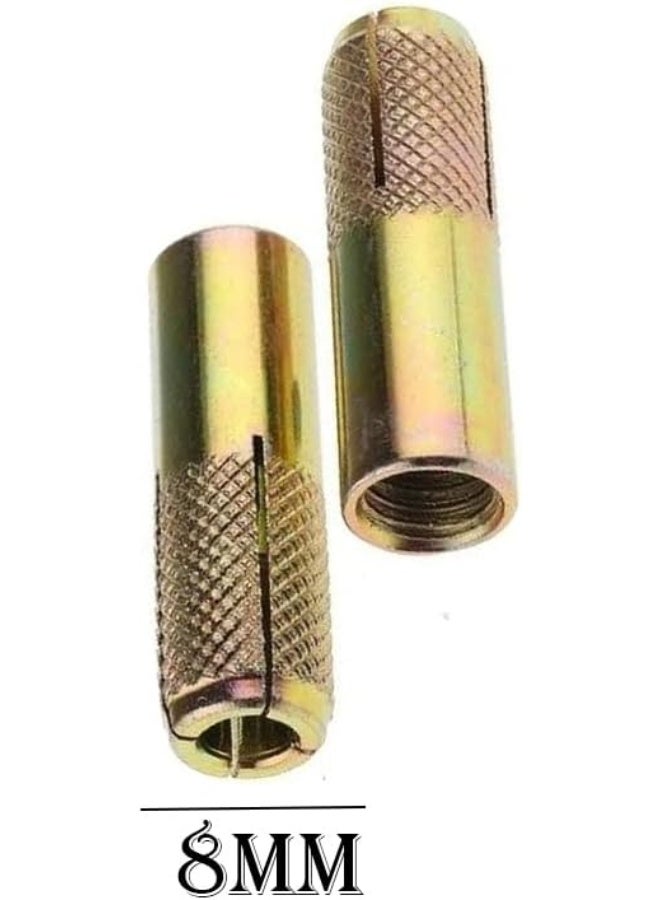 Biella 5Pcs Unifix Bolts - Heavy Duty Hex Head Fasteners For Construction And Diy Projects | Durable Steel Bolts For Secure Fixings (8Mm) - Image 2