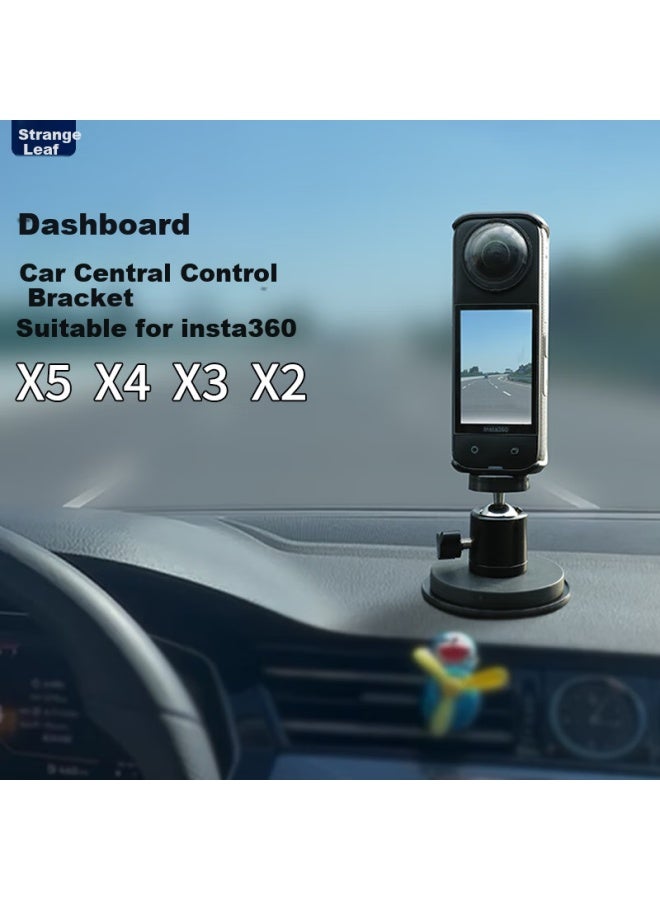 Qiyeh Car Magnetic Base Stand, Suitable For Insta360 X5 Panoramic Camera, Insta X4 Accessories, Gimbal, nidirectional X3, Outdoor X2, Center Console Dashboard