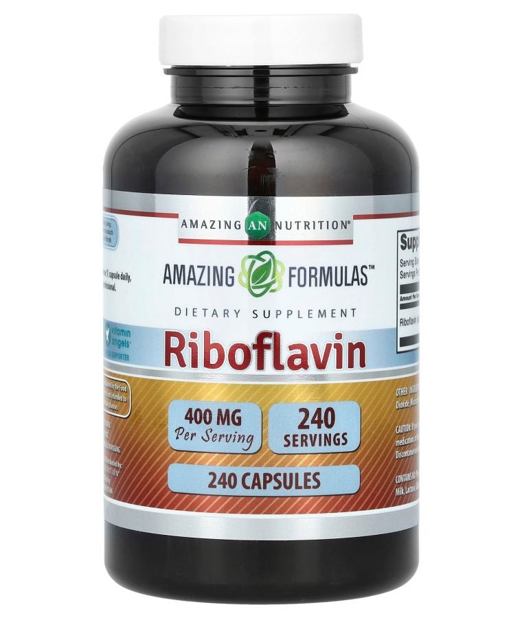 Amazing Nutrition Riboflavin 400 mg 240 Capsules