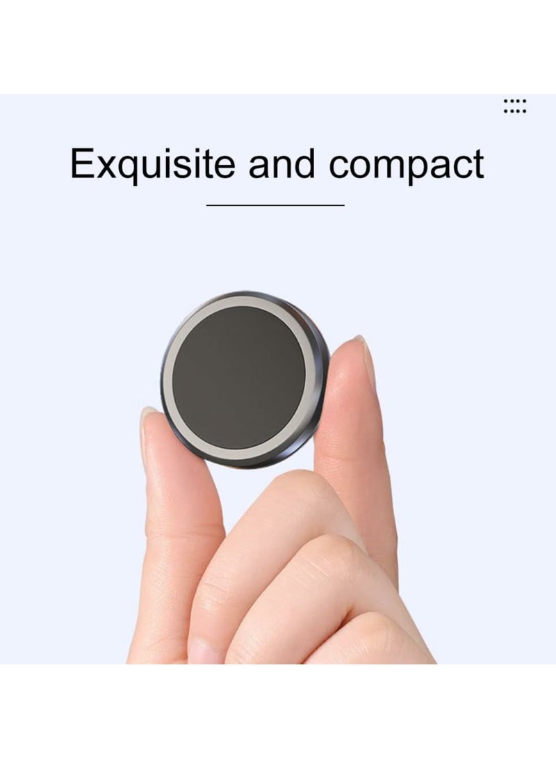 Denx Magnetic Universal Steering Wheel Phone Holder Car Phone Support Holder 360° Rotation Magnetic Steering Wheel Phone Holder Stand for All Smartphone (Black) - Image 2