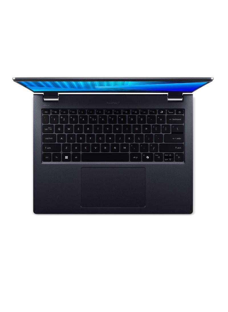 أيسر لابتوب الأعمال TravelMate P4 14 بمعالج Intel Core Ultra 5 225U vPro وذاكرة RAM سعة 16GB DDR5 وقرص SSD سعة 512GB وشاشة 14 بوصة وWiFi وميكروفون وكاميرا ويب ونظام Windows 11 Pro - Image 3