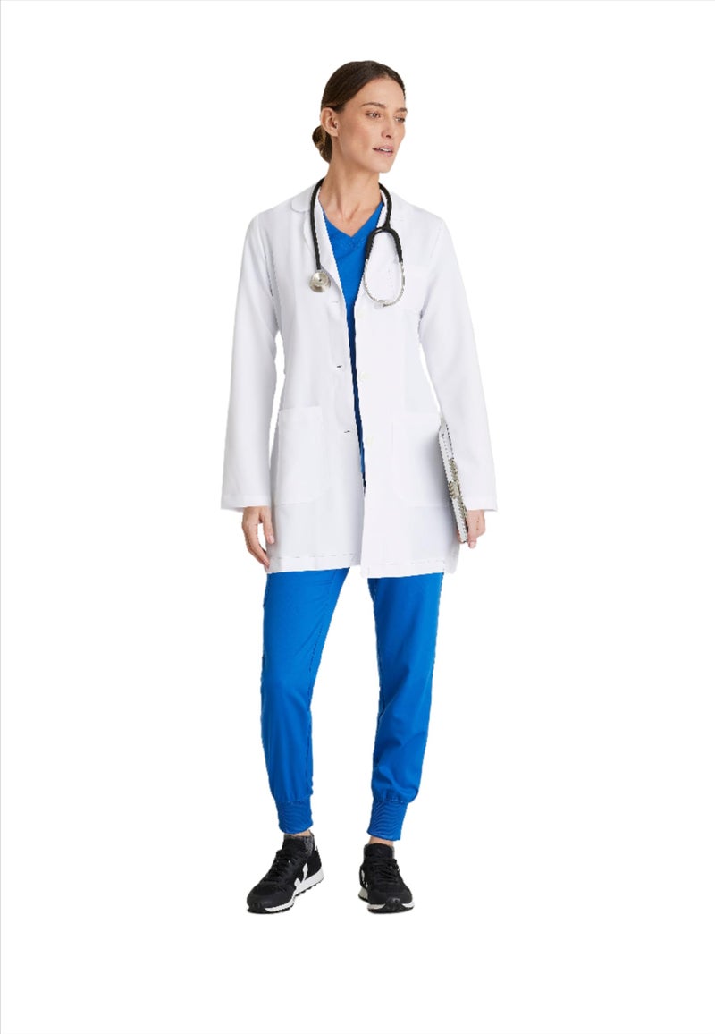 Barco Grey's Anatomy Signature Women's 32" Three Pocket Lab Coat White 3XL - Image 4