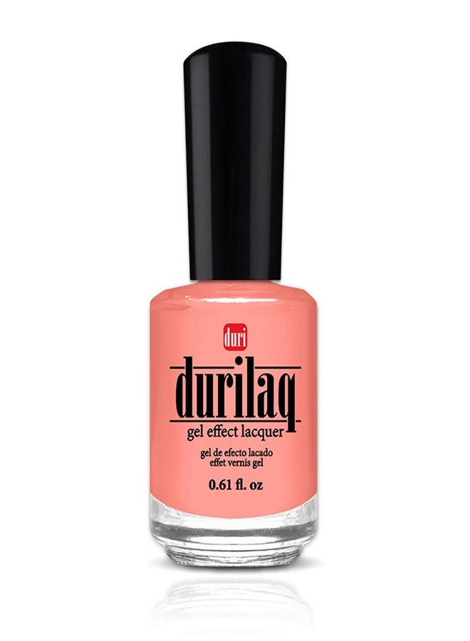 duri Durilaq, D599 Call Me Maybe, Pastel Coral Opaque Gel Effect Lacquer, 0.61 fl.oz. - Image 1