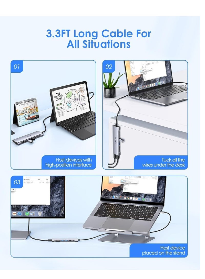 Haing 4 IN 1 TYPE-C USB3.2GEN 2 HUB 4PORT - Image 3