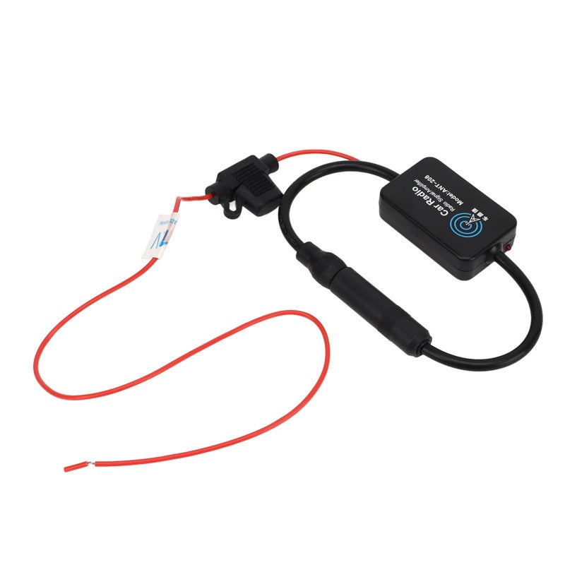 FM Radio Signal Booster 25-30dB High Gain Car Stereo Antenna Signal Amplifier - Thickened Shielding Cover Electromagnetic Interference Protection for Car Audio Head Unit Receiver - Image 5