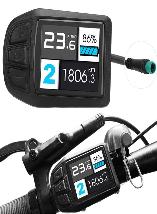 Bewinner 2023 Upgraded 22.2mm Colorful E Display, IPX64 and Computer, UKC3 ABS Multifunction LCD Display Meter, Assisted Conversion Accessories - Image 1