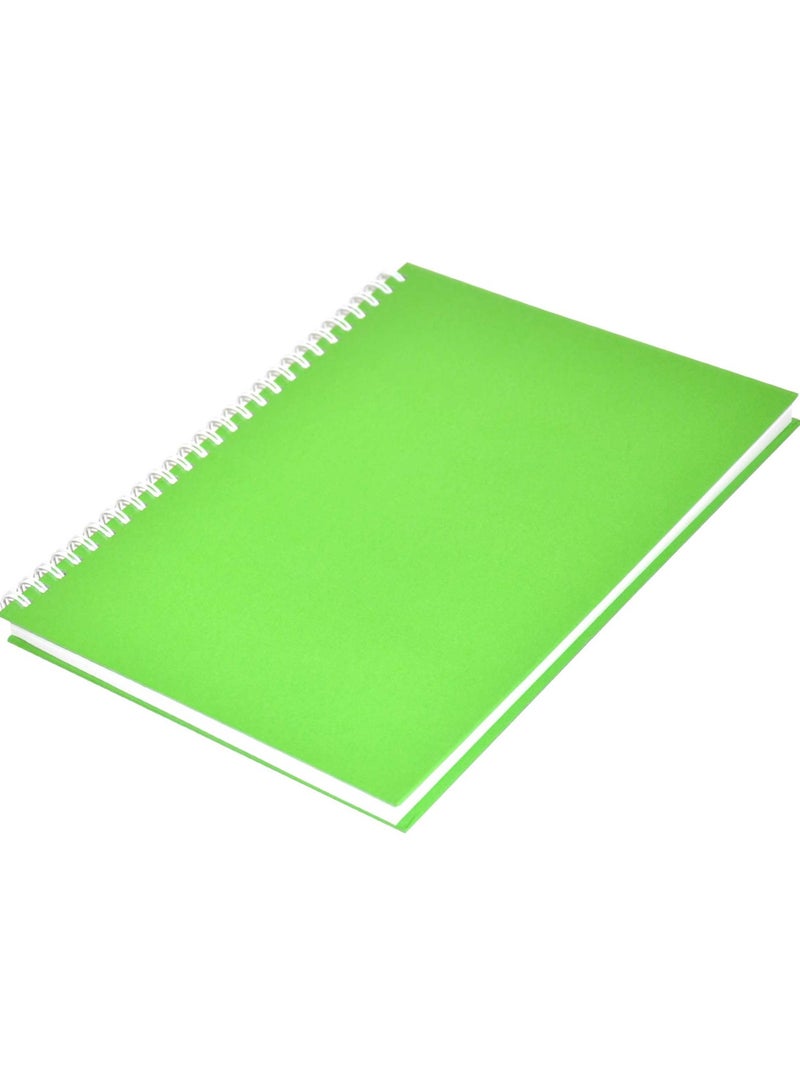 FIS Pack of 5  Spiral Hard Cover Notebook 9X7 Inches (22.86 X 20.32 CM) Single Line,With Border,100 Sheets-Parrot -FSNBS97NA230 - Image 4