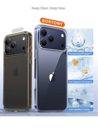 iPhone 17 Pro Max Cover Clear Slim Scratch Resistant Anti-Drop iPhone 17 Pro Max Case Shockproof Protective Phone Case for iPhone 17 Pro Max 6.9 inch - view 5
