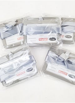 PARTNER 5-Piece ID Card Holder Horizontal With Lanyard Grey Colour  - Image 3