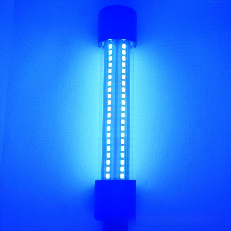 LED Underwater Fishing Light 12V 24V with 5m Cable and Clip Green Blue 