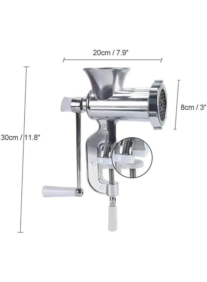 مفرمة لحم يدوية متعددة الاستخدام – لتحضير الكفتة والبسكويت وفرم الخضروات بسهولة T - Image 2