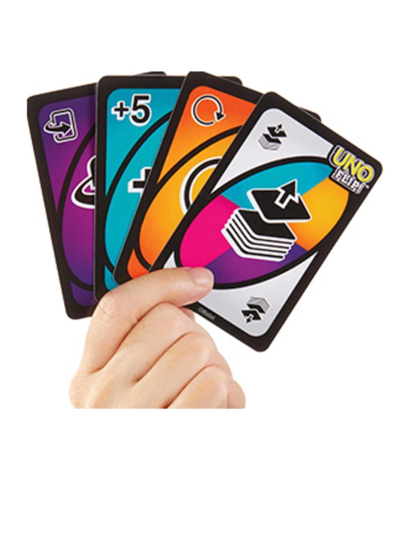 أونو 🔄 UNO FLIP! – لعبة الورق العائلية المليئة بالتحدي من Mattel Games - Image 2