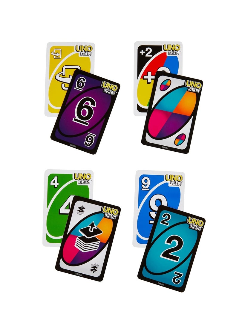 أونو 🔄 UNO FLIP! – لعبة الورق العائلية المليئة بالتحدي من Mattel Games - Image 4