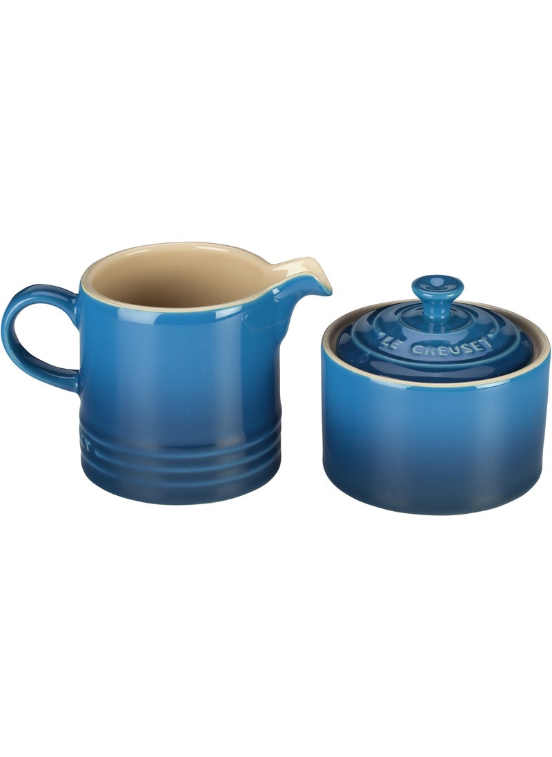 Le Creuset Le Creuset Stoneware Cream and Sugar 2 pc Set Marseille 