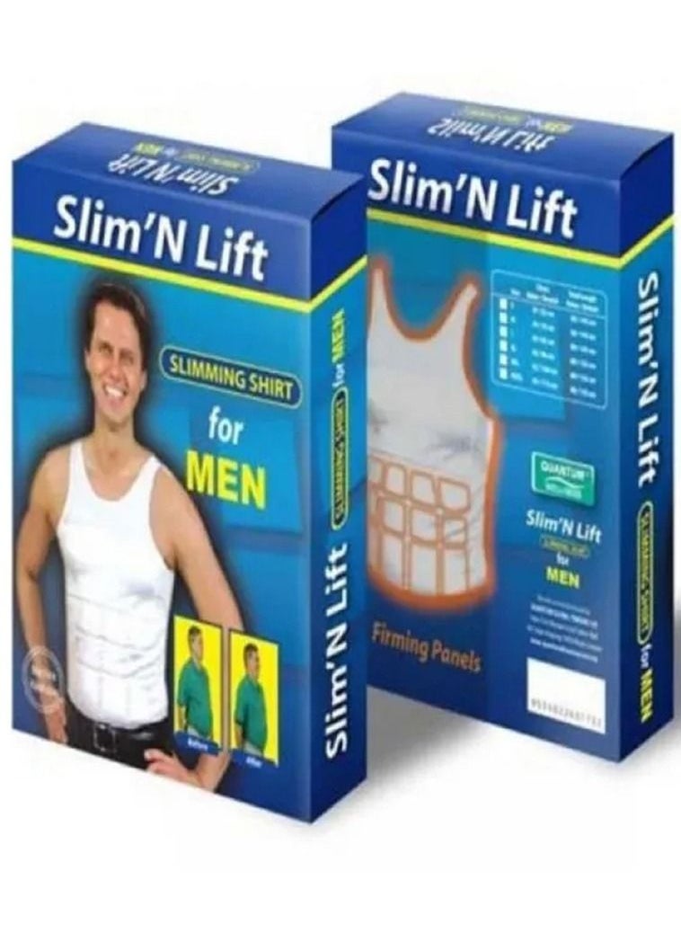 SLIM'N LIFT Sweatshirts Vest Corset Underwear Body Shaper Slimming Men Sports Vest Underwear Slim Waist Cincher Abdominal Control Abdominal Compression  - Image 1