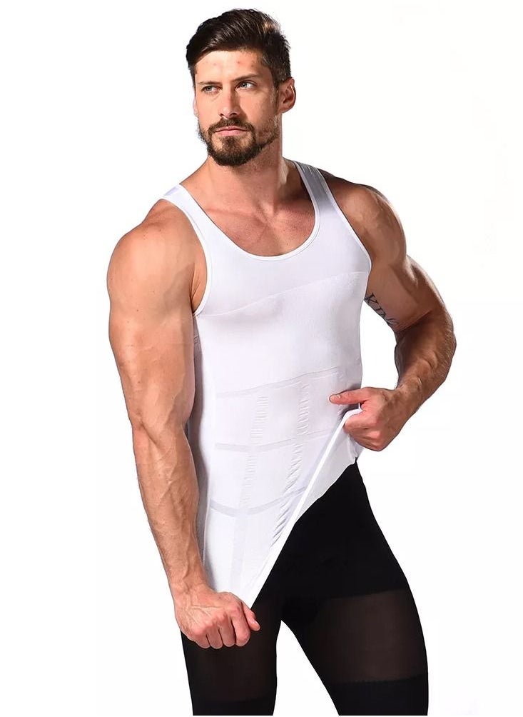SLIM'N LIFT Sweatshirts Vest Corset Underwear Body Shaper Slimming Men Sports Vest Underwear Slim Waist Cincher Abdominal Control Abdominal Compression  - Image 3