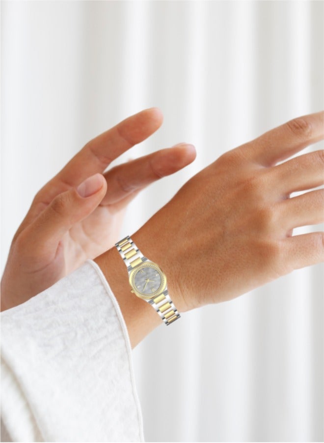 MARTINI Elegant Martini Women's Watch Stylish Grey Dial Stainless Steel Band Water Resistant Perfect for Casual and Formal Wear - Image 4