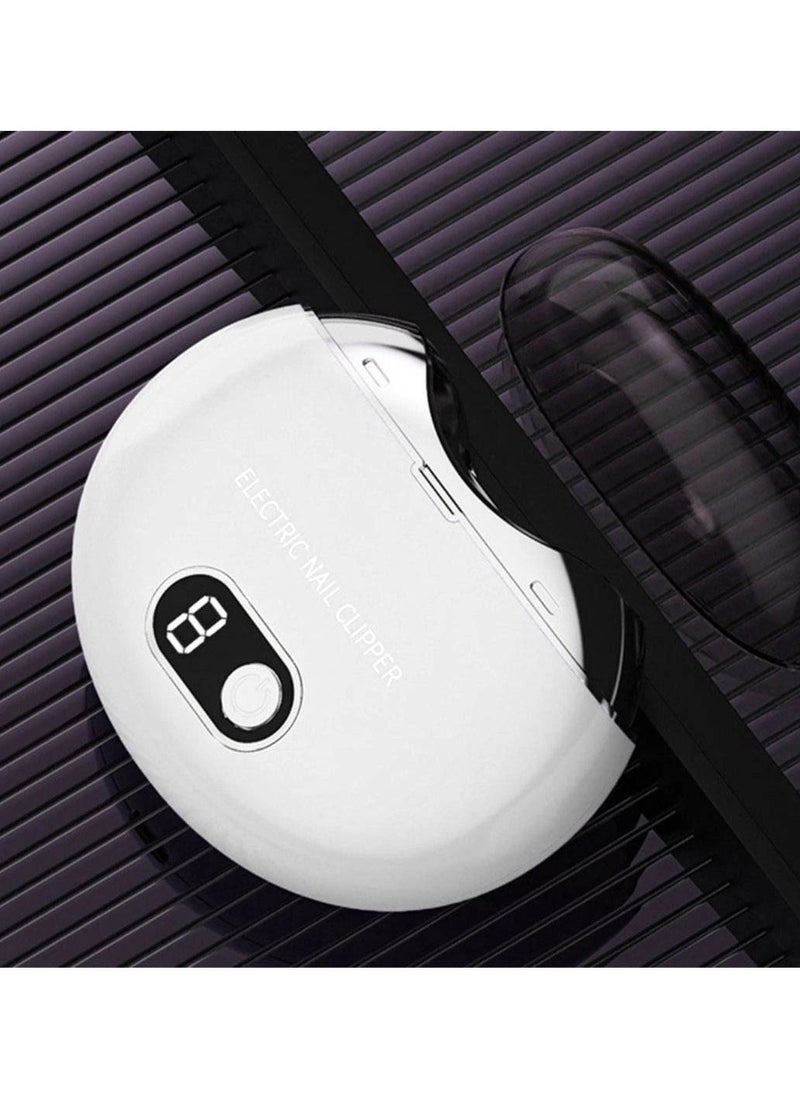Yuwell Automatic Electric Nail Clippers Professional Nail Trimmer For Adults Seniors Infant Baby Kids Men Women White  - Image 5