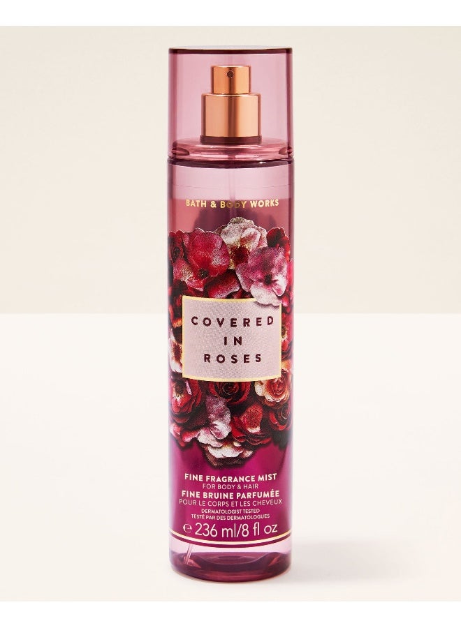 Bath & Body Works رذاذ عطر فاخر مغطى بالورود - Image 1
