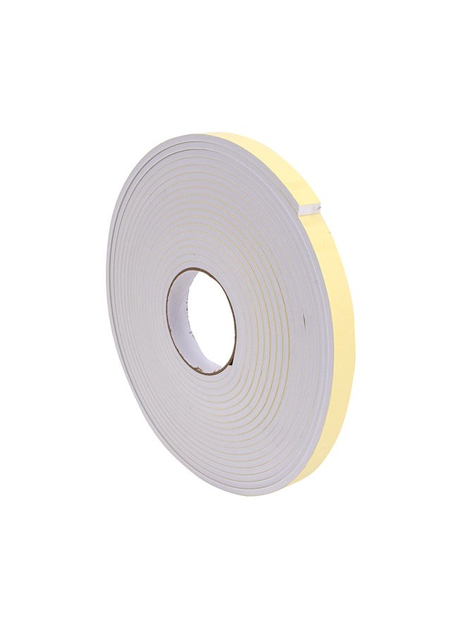 LAWAZIM Adhesive Rubber Strip Tape - 10m White -  Self-Adhesive, Weatherproof, Soundproof, and Shock-Absorbing Strip Tape - Ideal for Insulating Doors and Windows, Automotive, Industrial, and DIY Use  - Image 1