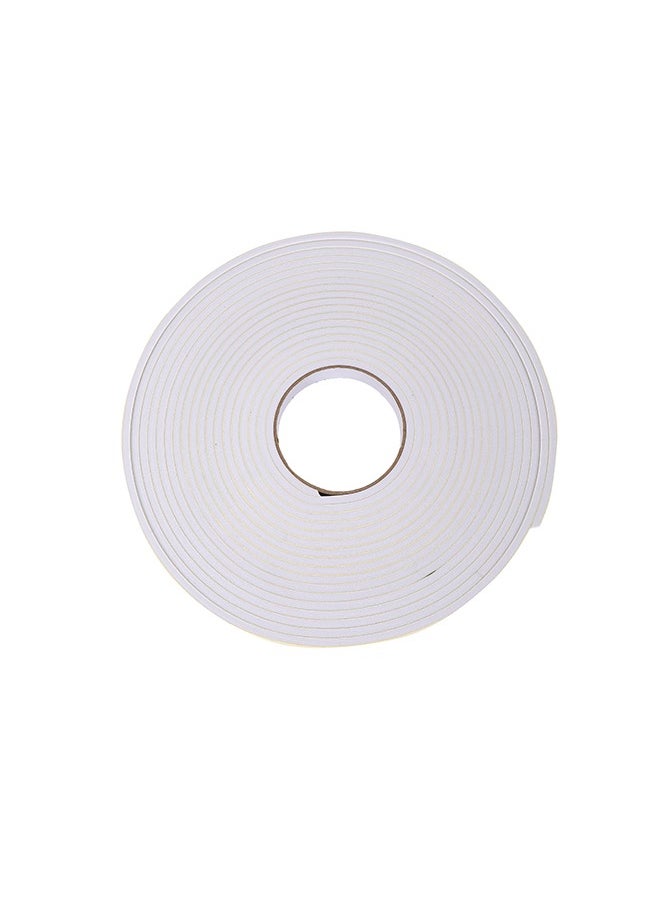 LAWAZIM Adhesive Rubber Strip Tape - 10m White -  Self-Adhesive, Weatherproof, Soundproof, and Shock-Absorbing Strip Tape - Ideal for Insulating Doors and Windows, Automotive, Industrial, and DIY Use  - Image 2