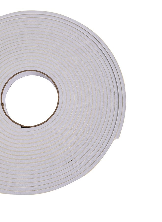 LAWAZIM Adhesive Rubber Strip Tape - 10m White -  Self-Adhesive, Weatherproof, Soundproof, and Shock-Absorbing Strip Tape - Ideal for Insulating Doors and Windows, Automotive, Industrial, and DIY Use  - Image 3