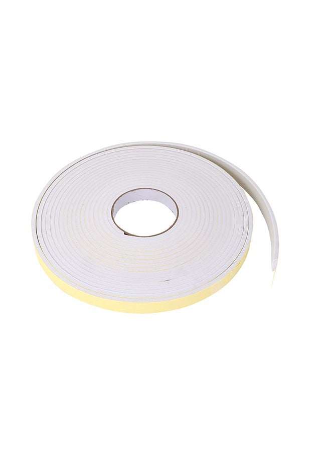 LAWAZIM Adhesive Rubber Strip Tape - 10m White -  Self-Adhesive, Weatherproof, Soundproof, and Shock-Absorbing Strip Tape - Ideal for Insulating Doors and Windows, Automotive, Industrial, and DIY Use  - Image 5