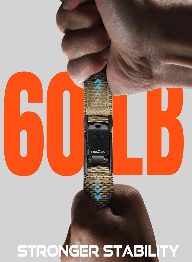 Bandletic سوار Bandletic متوافق مع ساعة Garmin Instinct 2S، مقاس 20 مم، مصنوع من النايلون المتين والناعم، مزود بإبزيم مغناطيسي على شكل حرف V، مناسب لساعات Fenix 8 (43 مم) / 7S Pro / 6S / 5S Plus / Epix 2 Pro (42 مم)، لون كاكي كبير - Image 4