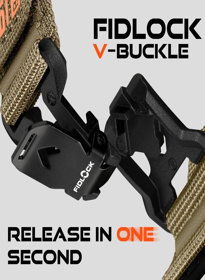 Bandletic سوار Bandletic متوافق مع ساعة Garmin Instinct 2S، مقاس 20 مم، مصنوع من النايلون المتين والناعم، مزود بإبزيم مغناطيسي على شكل حرف V، مناسب لساعات Fenix 8 (43 مم) / 7S Pro / 6S / 5S Plus / Epix 2 Pro (42 مم)، لون كاكي كبير - Image 3