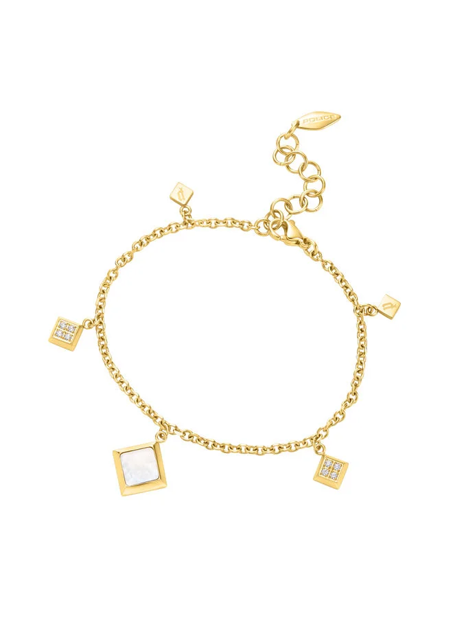 POLICE Blatant Bracelet for Women Gold Plating with Mother of PearlPEJLB0001303