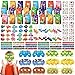 INNOCHEER Dinosaur Party Favors Dinosaur Birthday Decorations 24 Pack Dinosaur Party Supplies Dinosaur Party Decorations Dinosaur Goodie Bags for Birthday Party Favors for Kids 35 48 812 Dino - Image 3