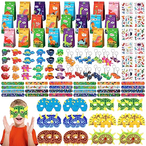 INNOCHEER Dinosaur Party Favors Dinosaur Birthday Decorations 24 Pack Dinosaur Party Supplies Dinosaur Party Decorations Dinosaur Goodie Bags for Birthday Party Favors for Kids 35 48 812 Dino - Image 1