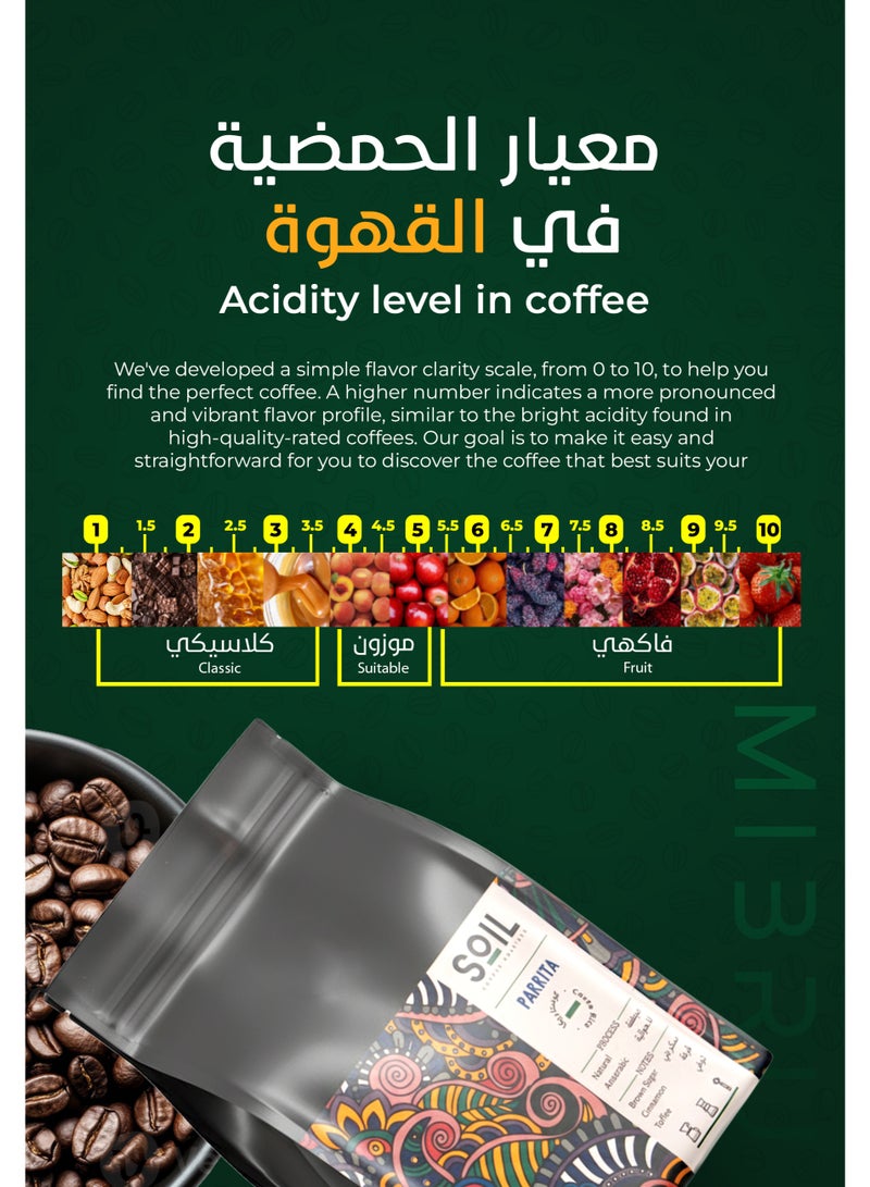 SOIL Coffee bean Costa Rica Parrita Anaerobic Dryer for Espresso And Filter Corps 250G Unground roasted coffee beans for specialty coffee - Whole Beans - Image 4