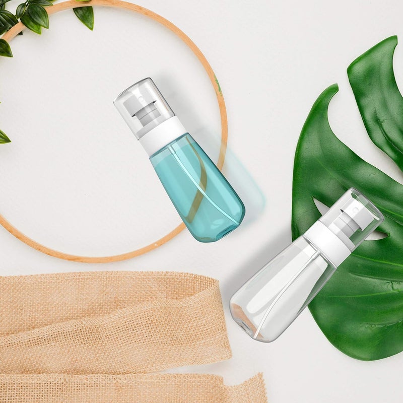 relanor Pack 2 Small Spray Bottle Travel Size 3.39oz/100ml - Fine Mist Mini Empty Spray Bottles - Leak Proof - for Toners, Face & Hair Mist - Image 2