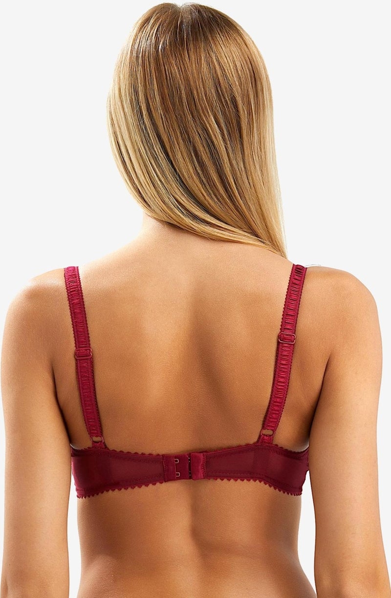 Ayyıldız 3647 Claret Red Minimizer Bra  - Image 4