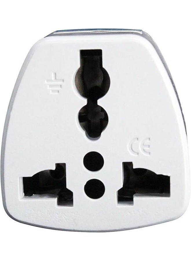 OMAKSS 3 Pieces Universal Travel Plug Adapter, AU UK EU to US, 3-Pin Wall Converter - Image 3