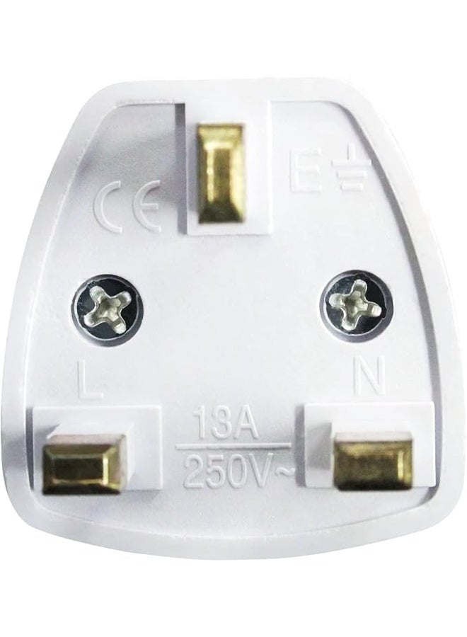 OMAKSS 3 Pieces Universal Travel Plug Adapter, AU UK EU to US, 3-Pin Wall Converter - Image 4